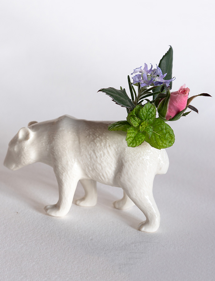 Mini Florero Oso